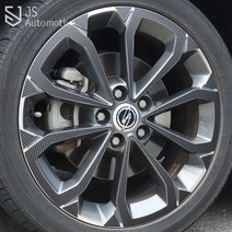 JS automotive 티볼리 티볼리에어 휠 타이어 마스크 18인치 카본스티커 튜닝필름 가드 긁힘방지 몰딩 패널 DIY 익스테리어 장식용품, V타입