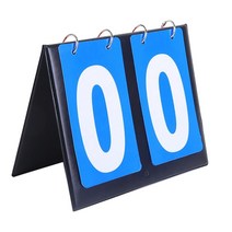 테니스점수판 자리 탁상 Scoreboard 스포츠 Scorekeeper 플립 휴대용 점수 키퍼 농구 축구 야외 테니스, [01] a