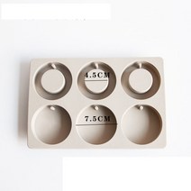 왁스타블렛 고체타블렛Diy 실리콘 클레이 아로마 테라피 정제 금형 매달려 장식품 왁스, 02