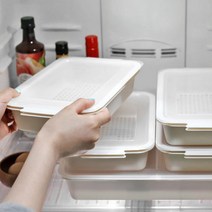 적층식 냉장고 밧드 용기 세트 바트 밧트 캠핑트레이 스텐용기 냉장고용기 업소용기 업소용반찬통 식당용, 클린 냉장고정리함 대1+중2