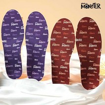 TV홈쇼핑 랩몬스터 자가 맞춤형 인솔 기능성 신발 깔창 2세트 4세트, L, 퍼플＋레드 2세트