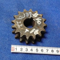 139 체인기어 스프라켓 체인40번 16t 축경22 2중, 1개