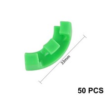 식물 고추 기둥 지지대 100pcs 플라스틱 식물 지원 클립 난초 줄기 클립 포도 나무 지원 야채 꽃 묶인 번들 분기 클램핑 정원 도구, l