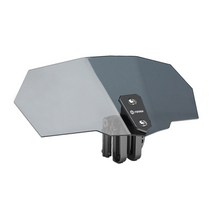 앞 유리 혼다 Vfr800 호넷 Cbr250r Cb650f Yamaha MT03 스즈키 침입자 Sv650 DL250 DL650 용 오토바이 윈드 스크린, WD01- 스모크 블랙