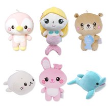 베이비애착쿠션 모찌인형 안고자는 캐릭터 쿠션베개, 토끼