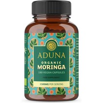 미국직구 아두나 퓨어 모링가 캡슐 1500mg 비건 모링가 캡슐 180개 미국 농무부 자연유래 인증 비GMO 모유 수유용 스트렝스 풍부한 모링가 서플먼트, 수량, 상세참조