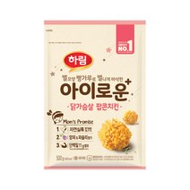 아이로운닭가슴살팝콘치킨 500g, 단품