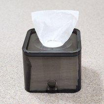 키다리아저씨 냅킨 케이스 자동 높낮이 냅킨통, 1개, 블랙