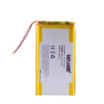 1260100 폴리머 리튬 이온 및 배터리 장난감 파워 뱅크 GPS 태블릿 PC 3.7V 10000mAh, 2pcs