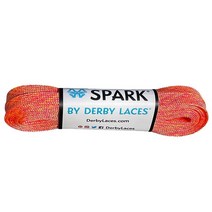 Derby Laces 오렌지 크림 스파크 신발끈 신발 스케이트 부츠 롤러 더비 하키 및 아이스 용 크림시클 84 Inch / 213 cm