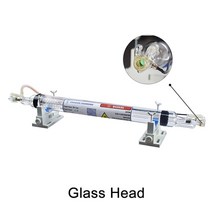 드래곤 다이아몬드 40W Co2 레이저 튜브 직경 50mm 길이 700mm 금속 헤드 조각사 절단기 신형, [01] Glass Head