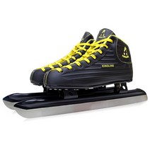 스피드 스케이트 화 신발 남여공용 대회용 빙상 스케이트 스피드 스케이팅 화, 240, 검은 색