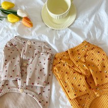 앵두 강아지가디건 강아지옷 S-XL, 베이지