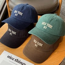 뉴욕 텍스트 로고 볼캡 모자 NEW YORK N.Y. Logo Ball Cap 7 Color