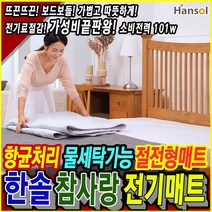 한솔 참사랑 김형자 전기매트 초절전, 한솔 참사랑 대형_140x180(대형)