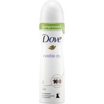 [영국] Dove 인비지블 드라이 안티퍼스피런트 데오도란트 에어로졸 75ml 75ml 1개, 11개