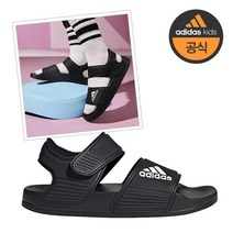 아디다스 키즈 주니어 아딜렛 벨크로 여름샌들 성인착용가능-GW0344