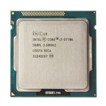 [해외] INTEL I7 3770 K 쿼드 코어 LGA 1155 3.5 GHZ 8 MB 캐시 (HD 그래픽 포함) 40 TDP 77 W 데스크탑 CPU I73770K, 상세내용표시