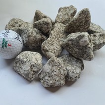 굴림(연마)맥반석 돌 맥반석 자갈30-40mm 3kg (1봉)
