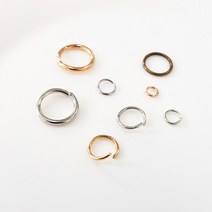 오링재료 O링 연결고리, 0.7mm, 골드