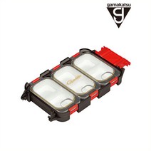 가마가츠 퀵케이스 3칸타입 GM-2484 블랙, 1개