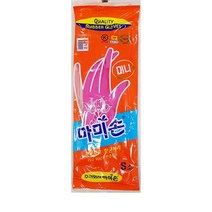 [더착한푸드]고무장갑(마미손 미니 S) 고무장갑 미니 마미손고무장갑 고무장갑 S 김장용 고무장갑 요리용 고무장갑