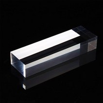 사각 투명 아크릴 판 10X3cm 20T 재단 원판 판넬 막대 가공 봉 토퍼 무드등 채널간판, 아크릴막대10X3cm20T