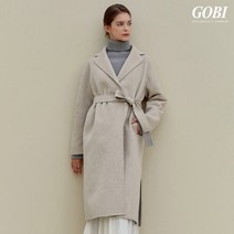 고비(GOBI) 캐시미어 100 벨티드 롱 코트