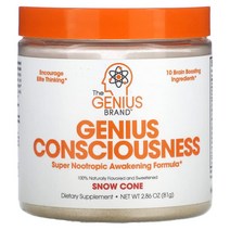 더지니어스브랜드 Genius 컨시어스니스 스노우 콘 81g, 3병