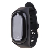 1 세트 스마트 워치 TWS Bluetooth 호환 5.0 무선 헤드폰 심박수 모니터 진정한 무선 스테레오 스포츠 추적기, 검은색