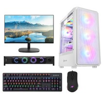 포유컴퓨터 게이밍 조립 컴퓨터 PC 모니터 풀세트 본체 데스크탑, FW-i3-12100