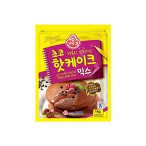 오뚜기 아이들간식 브런치 홈파티 쵸코핫케이크믹스 1KG 영양간식 한끼식사, 21개