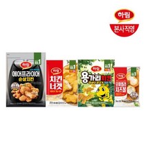 하림 에어프라이어순살치킨+용가리치킨+하림치킨너겟+모짜렐라치즈볼, 단일옵션