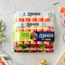 [사조] 크라비아 게맛살 180g+90g 맛살, 2팩