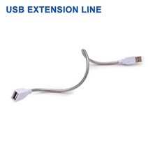 LED 자외선 살균 램프 미니 UVA 휴대용 소독 조명 USB DC5V 8 222003, Extension Line