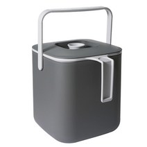 PGM^*^몰히키스 분리형 밀폐형 음식물 쓰레기통 3L 수거함 형쓰레기통 배수 배수형 채반 휴지통^*췤pgm, *^*옵션*^화이트