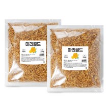 순수100% 메리골드 꽃차 250g 마리골드 꽃잎 차 꽃잎차 금잔화 허브티, 1개입, 2개