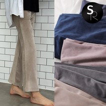 [스타일랑] 말랑모찌 여성 겨울용 기모 부츠컷 밴딩 바지 / S~XL사이즈까지 빅사이즈 겨울 극세사 팬츠! 집에서도 밖에서도 언제나 따뜻하게!_운동복 외출복 홈웨어