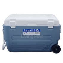 아이스박스 이동바퀴형 대용량아이스박스 DO 808 80L, 브라운