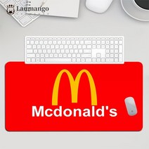 무선충전마우스패드 레이저 McDonalds 마우스 Ped 애니메이션 패드 대형 고무 키보드 게임 액세서리 카펫 게이머 컴퓨터 책상 소녀 확장 사무실 매트 Xxl, [02] 300x700x2mm, [06] CH001843