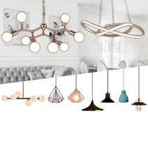 LED 식탁등 펜던트 주방 인테리어 조명 램프 전구 기구 팬던트 북유럽 무드등, 오브갓 펜던트, 화이트