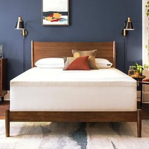Tempur-Pedic 템퍼 슈프림 3인치 매트리스 토퍼 트윈 화이트, Twin, 2 Inch
