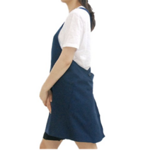 케삭 카페 x형 앞치마, 네이비, 3개