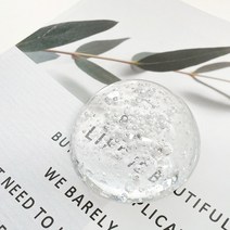 헤세드 반원 유리문진 크리스탈문진 소품 유리볼, 버블반구 (8cm)