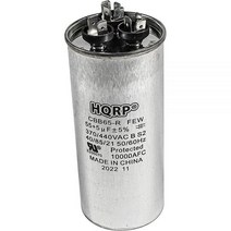 HQRP 10uf 370 440V 커패시터 AC 전기 모터 런 스타트 HVAC 송풍기 압축기 트레인 퍼니스 10MFD 27L669 97F9002 Jandy Carrier Payne, 55uf 5uf 370-440V