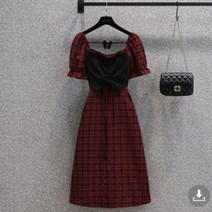 여성 나비 활 격자 무늬 2022 여름 느슨한 플러스 사이즈 4xl 가운 원피스 13