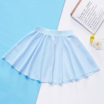 발레코어스커트 발레코어룩 투투 여자 아이 쉬폰 댄스 어린이 연습 1 개