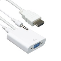 BiLe 레노버 아이디어패드 HDMI to VGA 커버터 오디오지원, BiLeIF834 컨버터