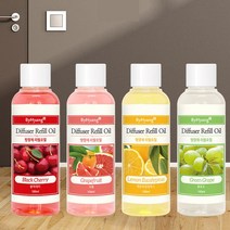 HJ 더허브샵 바이향 디퓨져 리필오일 100ml디퓨저 디퓨져 캔들 실내디퓨저 차량용디퓨저 차량용방향제 방향제, 화이트머스크