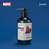 제이멜라 마블 스파이더맨 우드 앤 솔트 아크네 퍼퓸 바디워시 500ml, 6개